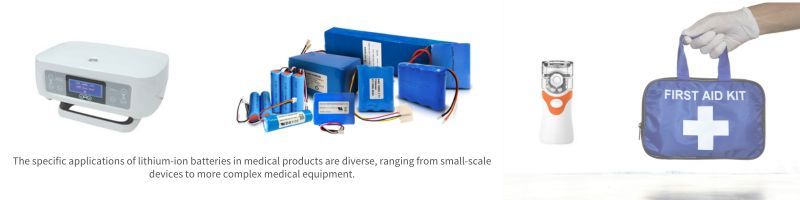 medical applications 18650 battery